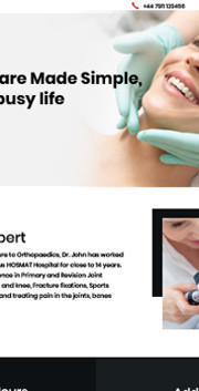 More Dermatology Website Templates